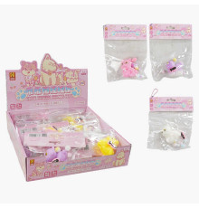 Гра антистрес C 70710 (24) ЦІНА ЗА 12 ШТУК В БЛОЦІ, "Котик", м'які кульки, скелет риби, в коробці