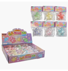 Гра антистрес C 70992 (16) ЦІНА ЗА 12 ШТУК В БЛОЦІ, "Черепашка", гелеве наповнення з блискітками, розмір фігурки 7х7х3см, в коробці