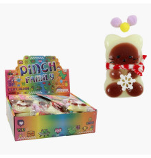 Гра антистрес C 72390 (16) ЦІНА ЗА 24 ШТУКИ В БЛОЦІ, “Котик”, м’які кульки, шарфик, в коробці