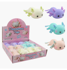 Гра антистрес C 72423 (24) ЦІНА ЗА 12 ШТУК В БЛОЦІ, "Аксолотль", довжина 12 см, в коробці