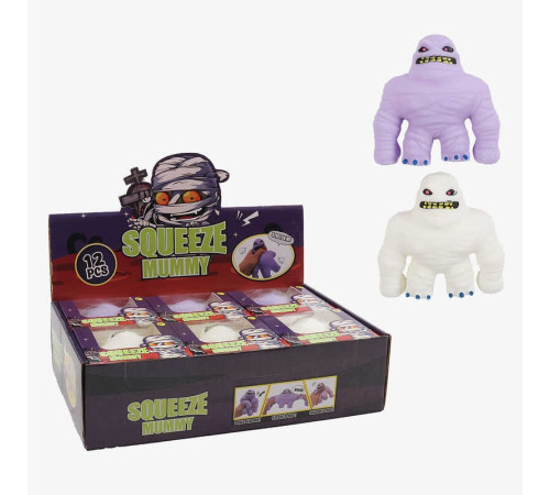 Гра антистрес C 72472 (20) ЦІНА ЗА 12 ШТУК В БЛОЦІ, "Мумія", розмір 9х4х9 см, в коробці