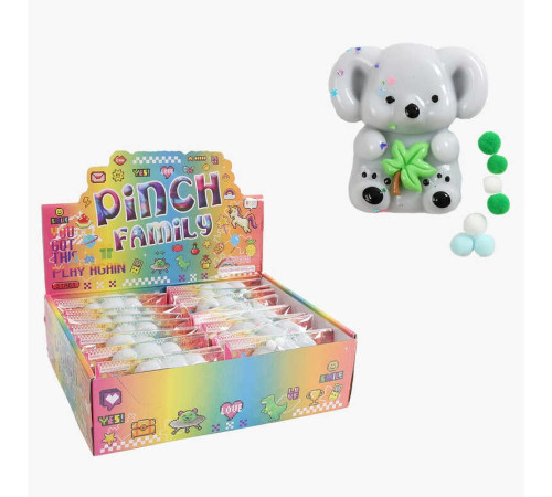 Гра антистрес C 70868 (24) ЦІНА ЗА 16 ШТУК В БЛОЦІ, “Коала”, м’які кульки, в коробці Гра антистрес C 70868 (24) ЦІНА ЗА 16 ШТУК В БЛОЦІ, “Коала”, м’які кульки, в коробці