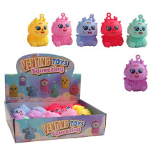 Гра антистрес C 71392 (30) ЦІНА ЗА 12 ШТУК В БЛОЦІ, розмір - 8х9 см, підсвічується кулька, петелька,в коробці