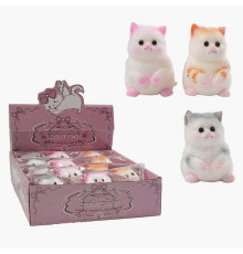 Гра антистрес C 72498 (24) ЦІНА ЗА 12 ШТУК В БЛОЦІ, "Кошеня", висота 9 см, в коробці