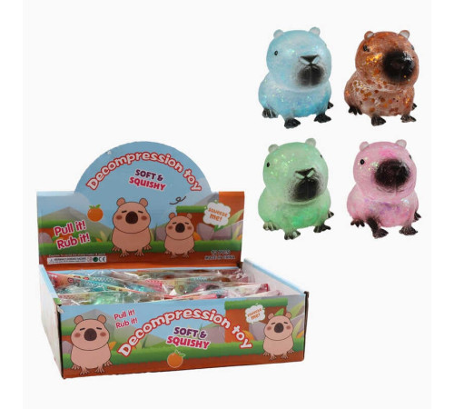 Гра антистрес C 72735 (12) ЦІНА ЗА 12 ШТУК В БЛОЦІ, “Капібара”, наповнення: гель, блискітки, в коробці Гра антистрес C 72735 (12) ЦІНА ЗА 12 ШТУК В БЛОЦІ, “Капібара”, наповнення: гель, блискітки, в коробці