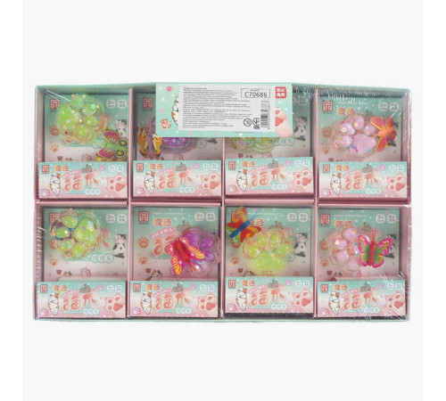 Гра антистрес C 70686 (40) ЦІНА ЗА 24 ШТУК В БЛОЦІ, “Лапка”, в коробці Гра антистрес C 70686 (40) ЦІНА ЗА 24 ШТУК В БЛОЦІ, “Лапка”, в коробці