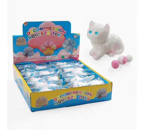 Гра антистрес C 70762 (24) ЦІНА ЗА 16 ШТУК В БЛОЦІ, “Котик”, в коробці