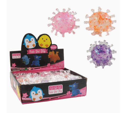 Гра антистрес C 72354 (24) ЦІНА ЗА 12 ШТУК В БЛОЦІ, "Вірус", розмір 7х7х7 см, гелеве наповнення, блискітки, в коробці Гра антистрес C 72354 (24) ЦІНА ЗА 12 ШТУК В БЛОЦІ, "Вірус", розмір 7х7х7 см, гелеве наповнення, блискітки, в коробці