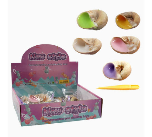 Гра антистрес C 72377 (24) ЦІНА ЗА 12 ШТУК В БЛОЦІ, “Мушля”, пінцет, в коробці