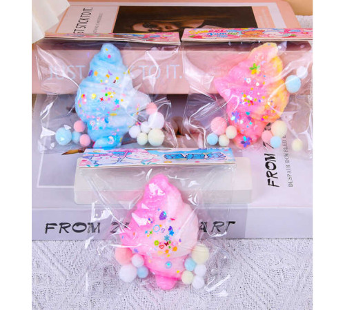 Гра антистрес C 71217 (24) ЦІНА ЗА 14 ШТУК В БЛОЦІ, “Круасан”, м’які кульки, блискітки, в коробці – в наличии! Купите сейчас у KAZKOVA