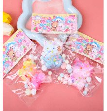 Гра антистрес C 71227 (24) ЦІНА ЗА 14 ШТУК В БЛОЦІ, герой, блискітки, м’які кульки, в коробці