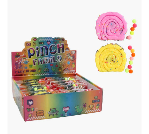 Гра антистрес C 71338 (24) ЦІНА ЗА 16 ШТУК В БЛОЦІ, м'які кульки, посипка, розмір 8х7х2.5 см, в коробці – в наличии! Купите сейчас у KAZKOVA