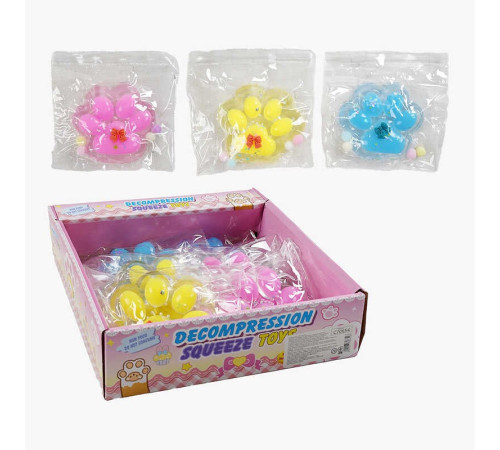 Гра антистрес C 70654 (24) ЦІНА ЗА 6 ШТУК В БЛОЦІ, “Лапка”, в пакеті