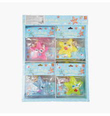 Гра антистрес C 70689 (24) ЦІНА ЗА 12 ШТУК В БЛОЦІ, "Зірочки", намистинки, блискітки, мушлі, в коробці