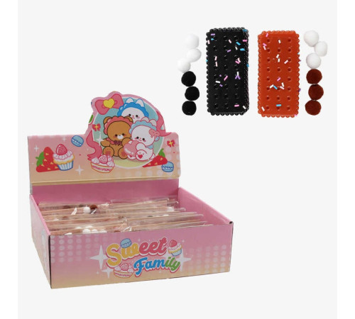 Гра антистрес C 72525 (24) ЦІНА ЗА 16 ШТУК В БЛОЦІ, "Печиво з начинкою", посипка, розмір 7.5х2х3.5 см, м'які кульки, в коробці Гра антистрес C 72525 (24) ЦІНА ЗА 16 ШТУК В БЛОЦІ, "Печиво з начинкою", посипка, розмір 7.5х2х3.5 см, м'які кульки, в коробці