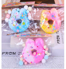 Гра антистрес C 71218 (24) ЦІНА ЗА 16 ШТУК В БЛОЦІ, м’які кульки, блискітки, в коробці