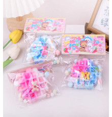 Гра антистрес C 71228 (24) ЦІНА ЗА 14 ШТУК В БЛОЦІ, “Вафля”, блискітки, м’які кульки, в коробці