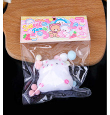 Гра антистрес C 71238 (24) ЦІНА ЗА 14 ШТУК В БЛОЦІ, "Хом’як", волохатий, висота 5 см, м'які кульки, в коробці