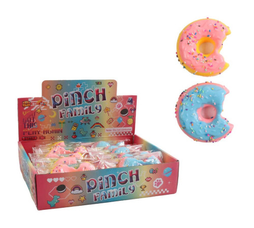 Гра антистрес C 71358 (24) ЦІНА ЗА 10 ШТУК В БЛОЦІ, "Пончик", в коробці