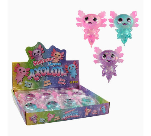 Гра антистрес C 68817 (12) ЦІНА ЗА 12 ШТУК В БЛОЦІ, “Аксолотль “, розмір - 8х0 см, глітер, гель, в коробці Гра антистрес C 68817 (12) ЦІНА ЗА 12 ШТУК В БЛОЦІ, “Аксолотль “, розмір - 8х0 см, глітер, гель, в коробці