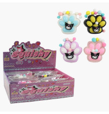 Гра антистрес C 72394 (24) ЦІНА ЗА 16 ШТУКИ В БЛОЦІ, “Лапка”, м’які кульки, в коробці