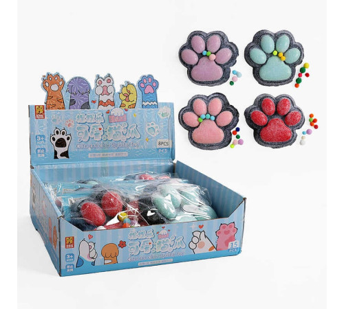 Гра антистрес C 72620 (24) ЦІНА ЗА 8 ШТУК В БЛОЦІ, “Лапка”, м’які кульки, в коробці Гра антистрес C 72620 (24) ЦІНА ЗА 8 ШТУК В БЛОЦІ, “Лапка”, м’які кульки, в коробці