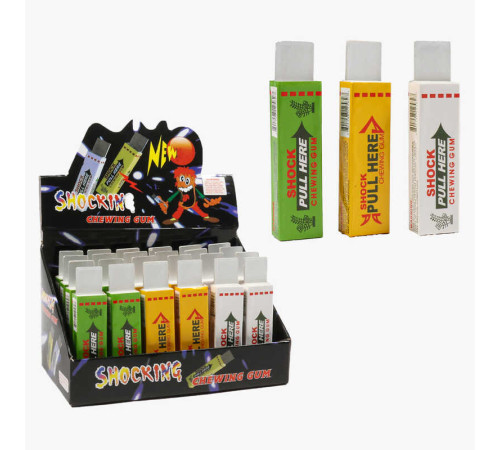 Гра антистрес C 64524 (24) ЦІНА ЗА 24 ШТУКИ В БЛОЦІ, “Жувальна гумка”, розмір: 9.2х3.2х1.5 см, “б’є струмом”, в коробці – в наличии! Купите сейчас у KAZKOVA