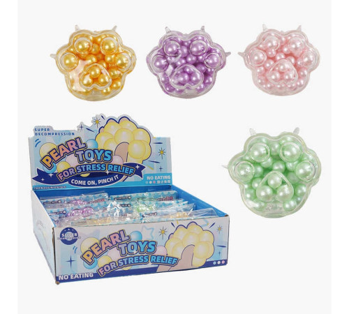 Гра антистрес C 71441 (24) ЦІНА ЗА 16 ШТУК В БЛОЦІ, “Перлинки”, розмір: 7,5х2,5х7 см, в коробці
