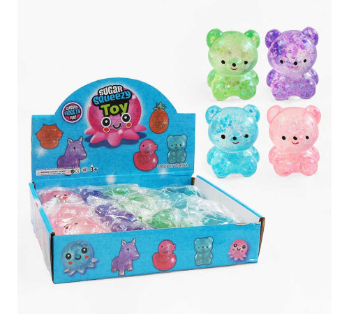 Гра антистрес C 72744 (12) ЦІНА ЗА 12 ШТУК В БЛОЦІ, “Ведмедик”, гелеве наповнення, блискітки, розмір 5х4.5х7 см, в коробці Гра антистрес C 72744 (12) ЦІНА ЗА 12 ШТУК В БЛОЦІ, “Ведмедик”, гелеве наповнення, блискітки, розмір 5х4.5х7 см, в коробці