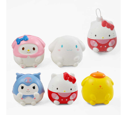 Антистрес-сквіш C 70816-1 (4) ЦІНА ЗА 1 ШТУКУ, герой, розмір - 8.5х6х8 см, в сітці