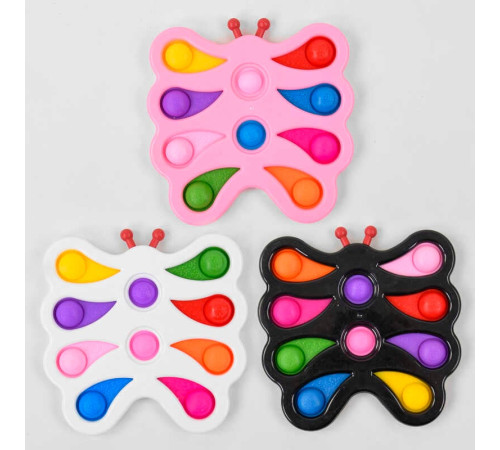 Гра антистрес C 45643 (200) Pop it (Поп іт) Simple Dimple (Сімпл Дімпл), 17 см, 10 пупирок, в пакеті Гра антистрес C 45643 (200) Pop it (Поп іт) Simple Dimple (Сімпл Дімпл), 17 см, 10 пупирок, в пакеті