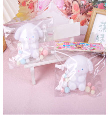 Гра антистрес C 71231 (24) ЦІНА ЗА 14 ШТУК В БЛОЦІ, "Песик", волохатий, висота 8 см, м'які кульки, в коробці