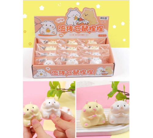 Гра антистрес C 70985 (24) ЦІНА ЗА 12 ШТУК В БЛОЦІ, "Хом'як", розмір - 5х5 см, в коробці – в наличии! Купите сейчас у KAZKOVA