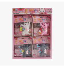 Гра антистрес C 72623 (24) ЦІНА ЗА 12 ШТУК В БЛОЦІ, “Котик”, м’які кульки, в коробці