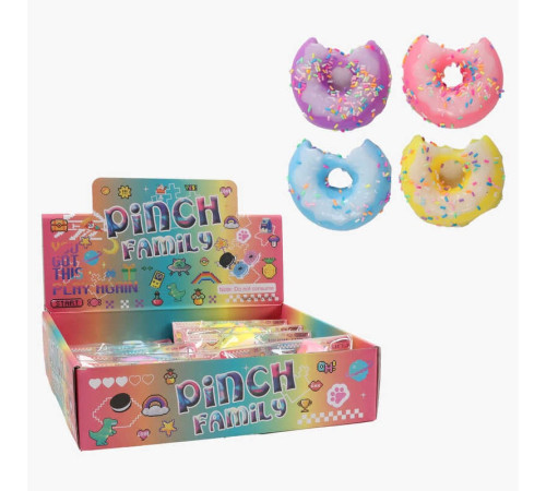 Гра антистрес C 72398 (20) ЦІНА ЗА 12 ШТУК В БЛОЦІ, “Пончик”, розмір - 7х6.5 см, в коробці Гра антистрес C 72398 (20) ЦІНА ЗА 12 ШТУК В БЛОЦІ, “Пончик”, розмір - 7х6.5 см, в коробці