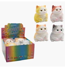 Гра антистрес C 72098 (12) ЦІНА ЗА 4 ШТУКИ В БЛОЦІ, “Кошеня”, висота: 13 см, в коробці