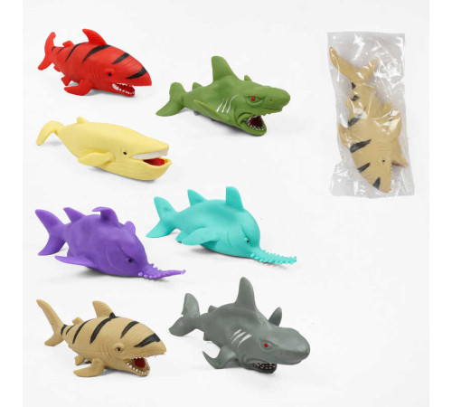 Тягучка C 51253-1 (120) 4 види, морські тварини, наповнювач орбізи, в пакеті – в наличии! Купите сейчас у KAZKOVA