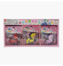 Гра антистрес C 70701 (24) ЦІНА ЗА 12 ШТУК В БЛОЦІ, “Поні”, рухливі очі, блискітки, в коробці