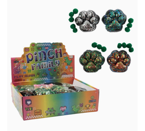 Гра антистрес C 72373 (16) ЦІНА ЗА 24 ШТУКИ В БЛОЦІ, “Лапка”, розмір - 7х6.5 см, паєтки, текстильні кульки, в коробці Гра антистрес C 72373 (16) ЦІНА ЗА 24 ШТУКИ В БЛОЦІ, “Лапка”, розмір - 7х6.5 см, паєтки, текстильні кульки, в коробці