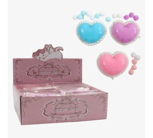 Гра антистрес C 72495 (24) ЦІНА ЗА 18 ШТУК В БЛОЦІ, “Серце”, розмір - 7.5х6.5 см, текстильні кульки, перлини, в коробці Гра антистрес C 72495 (24) ЦІНА ЗА 18 ШТУК В БЛОЦІ, “Серце”, розмір - 7.5х6.5 см, текстильні кульки, перлини, в коробці