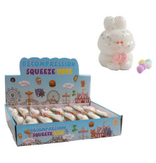 Гра антистрес C 71364 (24) ЦІНА ЗА 16 ШТУК В БЛОЦІ, “Зайчик”, м’які кульки, блискітки, в коробці