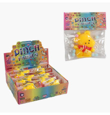 Гра антистрес C 71351 (24) ЦІНА ЗА 16 ШТУК В БЛОЦІ, герой, висота 8 см, пластикова фігурка, м`які кульки, в коробці