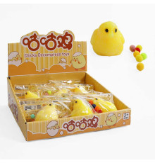 Гра антистрес C 72613 (24) ЦІНА ЗА 12 ШТУК В БЛОЦІ, “Пташеня”, м’які кульки, в коробці