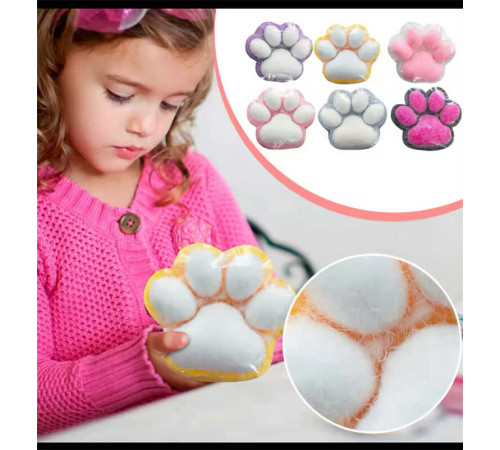 Гра антистрес C 70865 (16) ЦІНА ЗА 10 ШТУК В БЛОЦІ, "Волохата лапка", м`які кульки, 10.5х10.5 см, в коробці Гра антистрес C 70865 (16) ЦІНА ЗА 10 ШТУК В БЛОЦІ, "Волохата лапка", м`які кульки, 10.5х10.5 см, в коробці