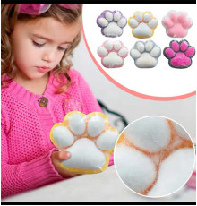 Гра антистрес C 710865 (16) ЦІНА ЗА 1 ШТУКУ, "Волохата лапка", м`які кульки, 10.5х10.5 см, у пакеті