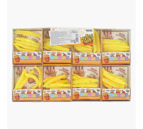 Гра антистрес C 70662 (40) ЦІНА ЗА 24 ШТУКИ В БЛОЦІ, "Картопля фрі", зелень, в коробці Гра антистрес C 70662 (40) ЦІНА ЗА 24 ШТУКИ В БЛОЦІ, "Картопля фрі", зелень, в коробці