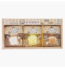 Гра антистрес C 70702 (24) ЦІНА ЗА 12 ШТУК В БЛОЦІ, "Тост", м'які кульки, в коробці