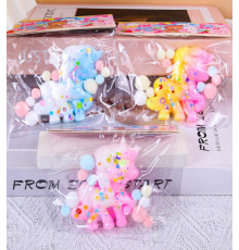 Гра антистрес C 71224 (24) ЦІНА ЗА 24 ШТУК В БЛОЦІ, “Поні”, блискітки, м’які кульки, в коробці