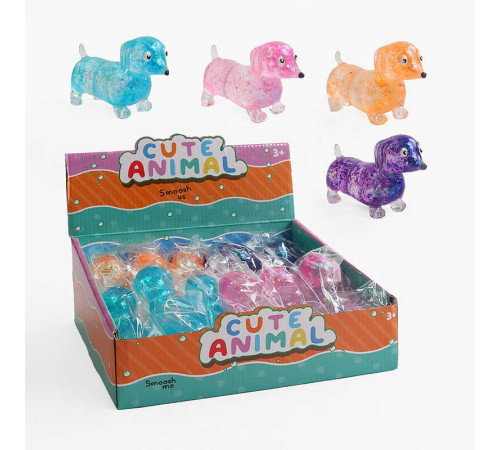 Гра антистрес M 18584 (12) ЦІНА ЗА 12 ШТУК В БЛОЦІ, “Песик”, гелеве наповнення, блискітки, в коробці Гра антистрес M 18584 (12) ЦІНА ЗА 12 ШТУК В БЛОЦІ, “Песик”, гелеве наповнення, блискітки, в коробці