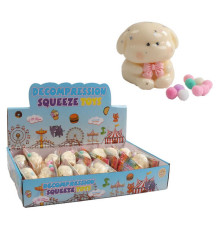 Гра антистрес C 71365 (24) ЦІНА ЗА 16 ШТУК В БЛОЦІ, м’які кульки, блискітки, в коробці